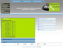 Tablet Screenshot of freundsclass.com